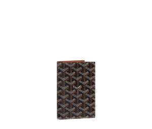 Buy Goyard Grenelle Passport Cover Black Tan Brown at Sasom – Authentic and Ready to Ship