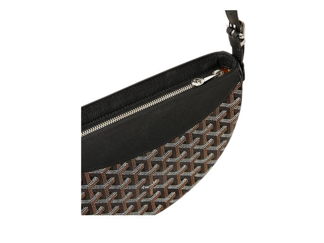 Goyard Goyard Hirondelle Bag In Goyardine Canvas And Chevroches Calfskin With Palladium Black - view 3