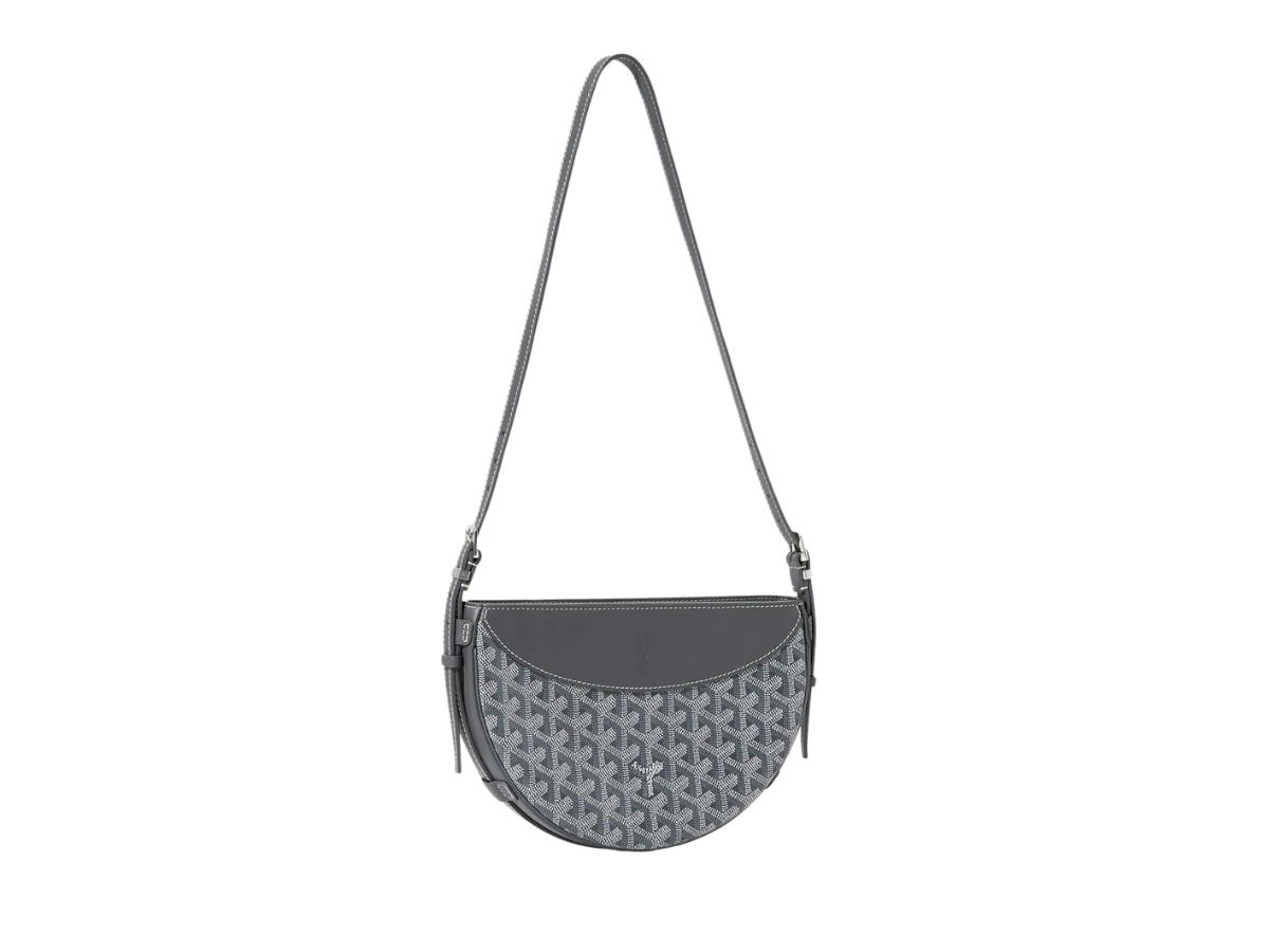 Goyard Goyard Hirondelle Bag In Goyardine Canvas And Chevroches Calfskin With Palladium Grey