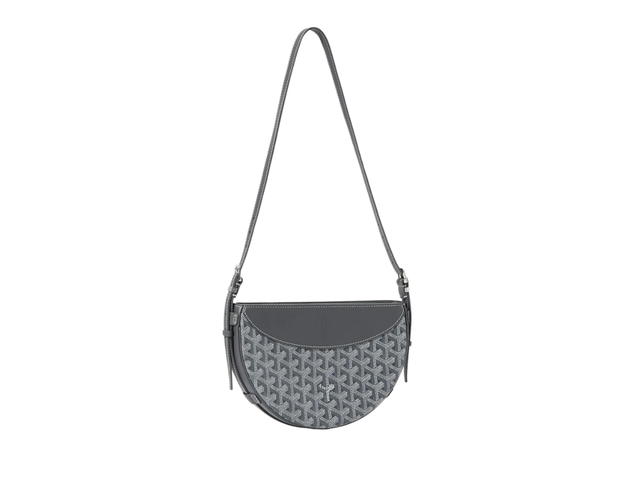 Goyard Goyard Hirondelle Bag In Goyardine Canvas And Chevroches Calfskin With Palladium Grey - view 1