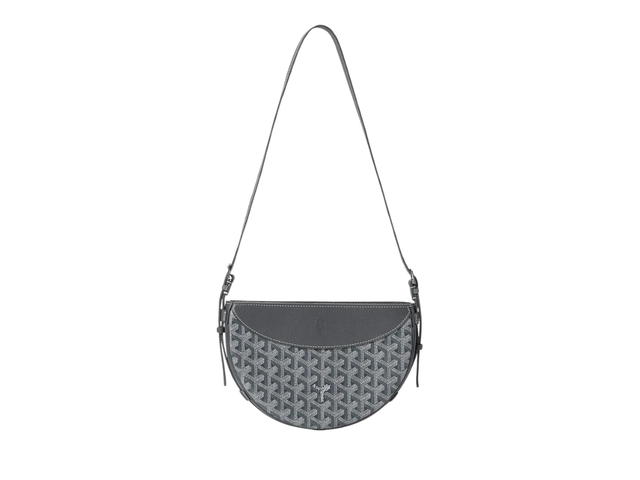 Goyard Goyard Hirondelle Bag In Goyardine Canvas And Chevroches Calfskin With Palladium Grey - view 2