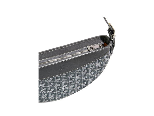 Goyard Goyard Hirondelle Bag In Goyardine Canvas And Chevroches Calfskin With Palladium Grey - view 3