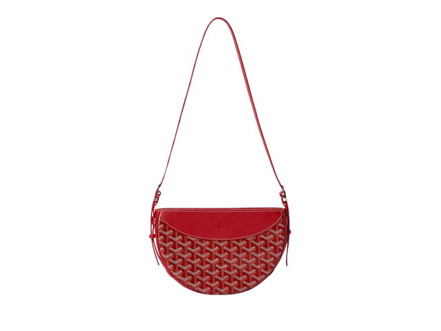 Goyard Goyard Hirondelle Bag In Goyardine Canvas And Chevroches Calfskin With Palladium Red - view 2