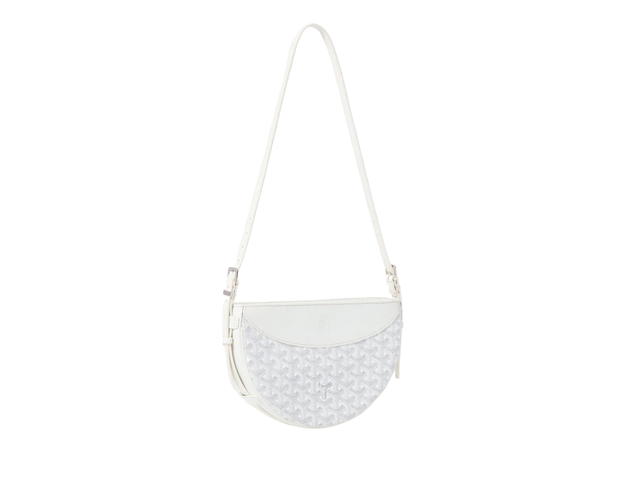 Goyard Goyard Hirondelle Bag In Goyardine Canvas And Chevroches Calfskin With Palladium White - view 1