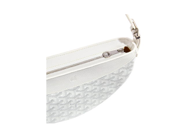 Goyard Goyard Hirondelle Bag In Goyardine Canvas And Chevroches Calfskin With Palladium White - view 3