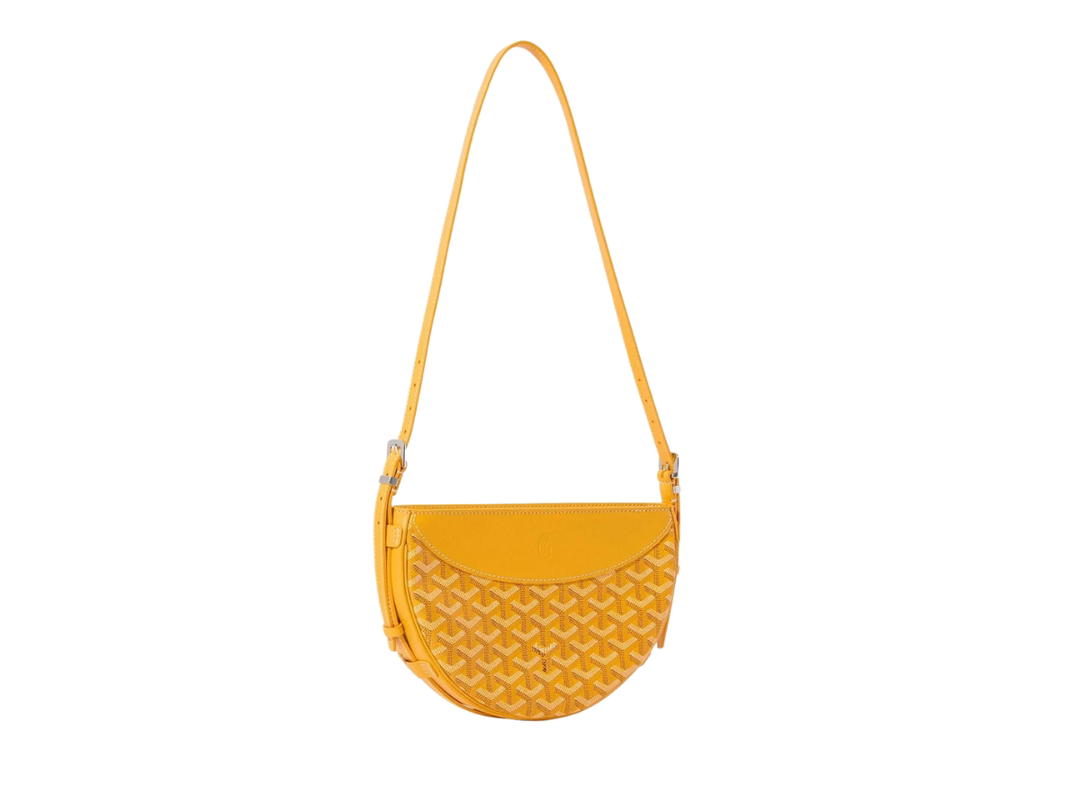 Goyard Goyard Hirondelle Bag In Goyardine Canvas And Chevroches Calfskin With Palladium Yellow