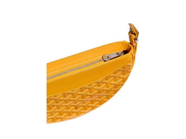 Goyard Goyard Hirondelle Bag In Goyardine Canvas And Chevroches Calfskin With Palladium Yellow - view 3