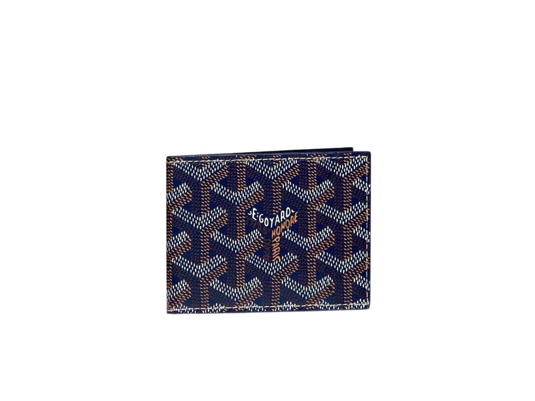 Goyard Goyard Insert Victoire Card Wallet Navy Blue