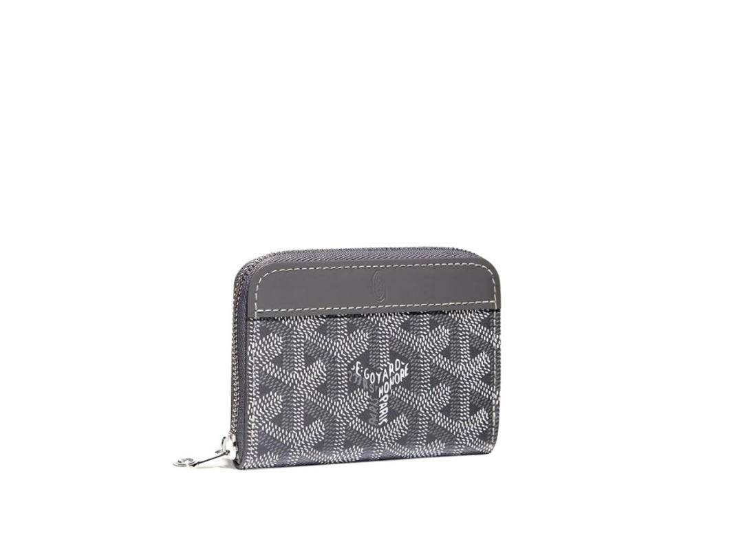 Goyard Goyard Matignon Mini Wallet Grey
