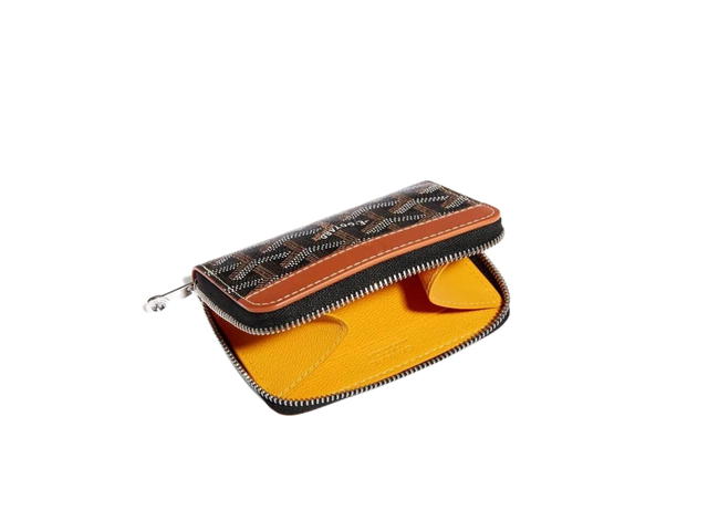 Goyard Goyard Matignon Mini Wallet Black Tan Brown - view 2