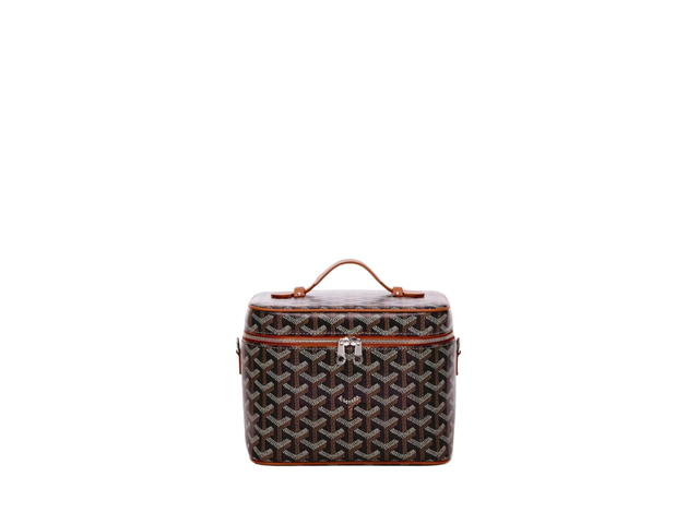 Goyard Goyard Muse Vanity Case Black Tan Brown - view 2