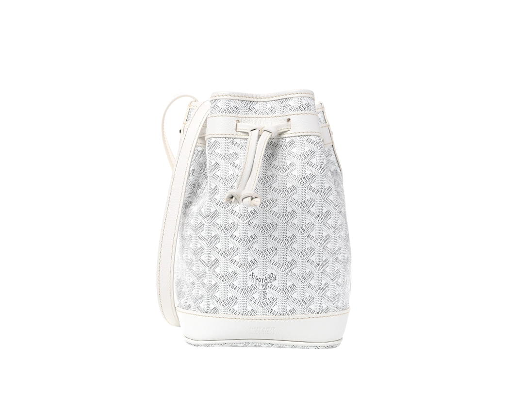 Goyard Goyard Petit Flot Bucket Bag White