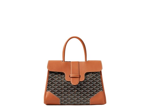 Goyard Goyard Saïgon Tote Bag Black Tan Brown - view 3