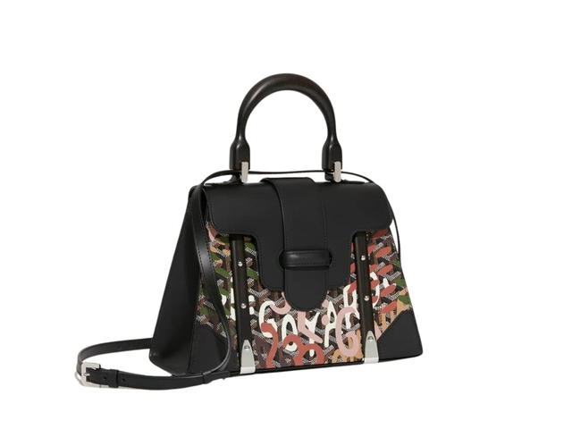 Goyard Goyard Saïgon Structuré PM Bag Lettres Camouflage Pink - view 1