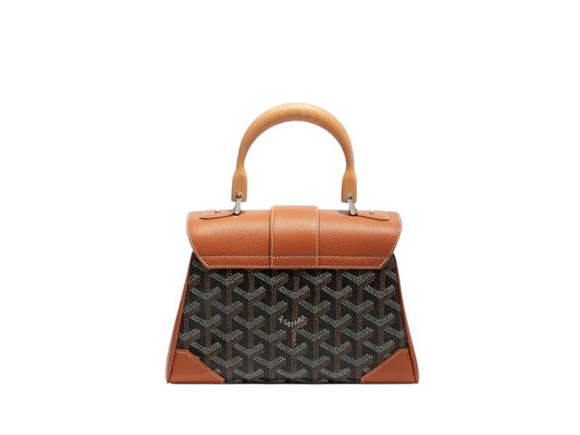 Goyard Goyard Saïgon Mini Bag Souple Black Tan Brown - view 3