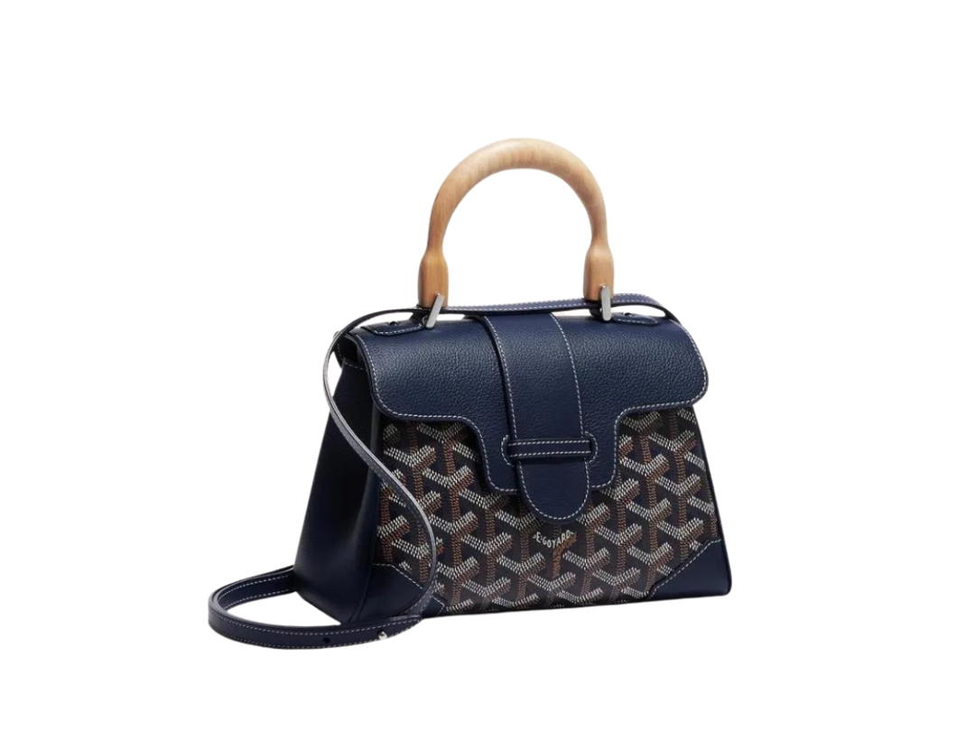 Goyard Goyard Saïgon Mini Bag Souple Navy Blue