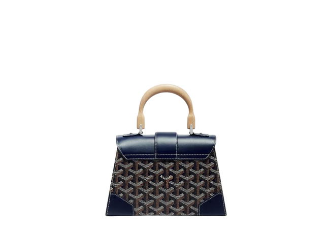 Goyard Goyard Saïgon Mini Bag Structuré Navy Blue - view 2