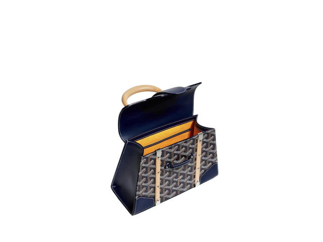 Goyard Goyard Saïgon Mini Bag Structuré Navy Blue - view 3