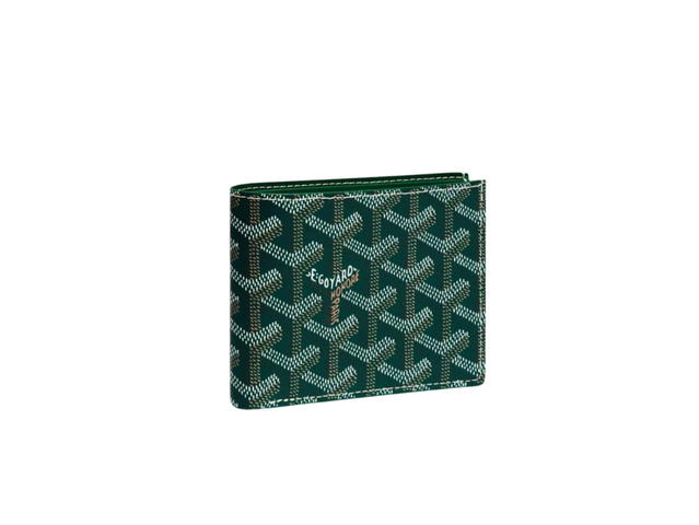 Goyard Goyard Saint Florentin Wallet In Goyardine Canvas And Vauzelles Calfskin Green - view 1