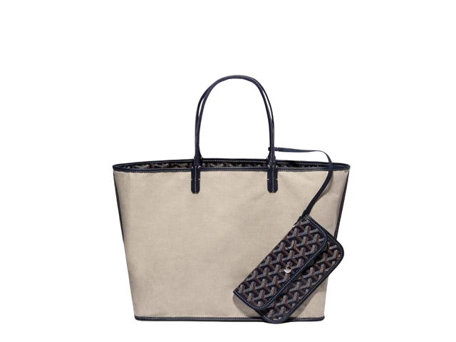 Goyard Goyard Saint Louis PM Bag Navy Blue - view 3