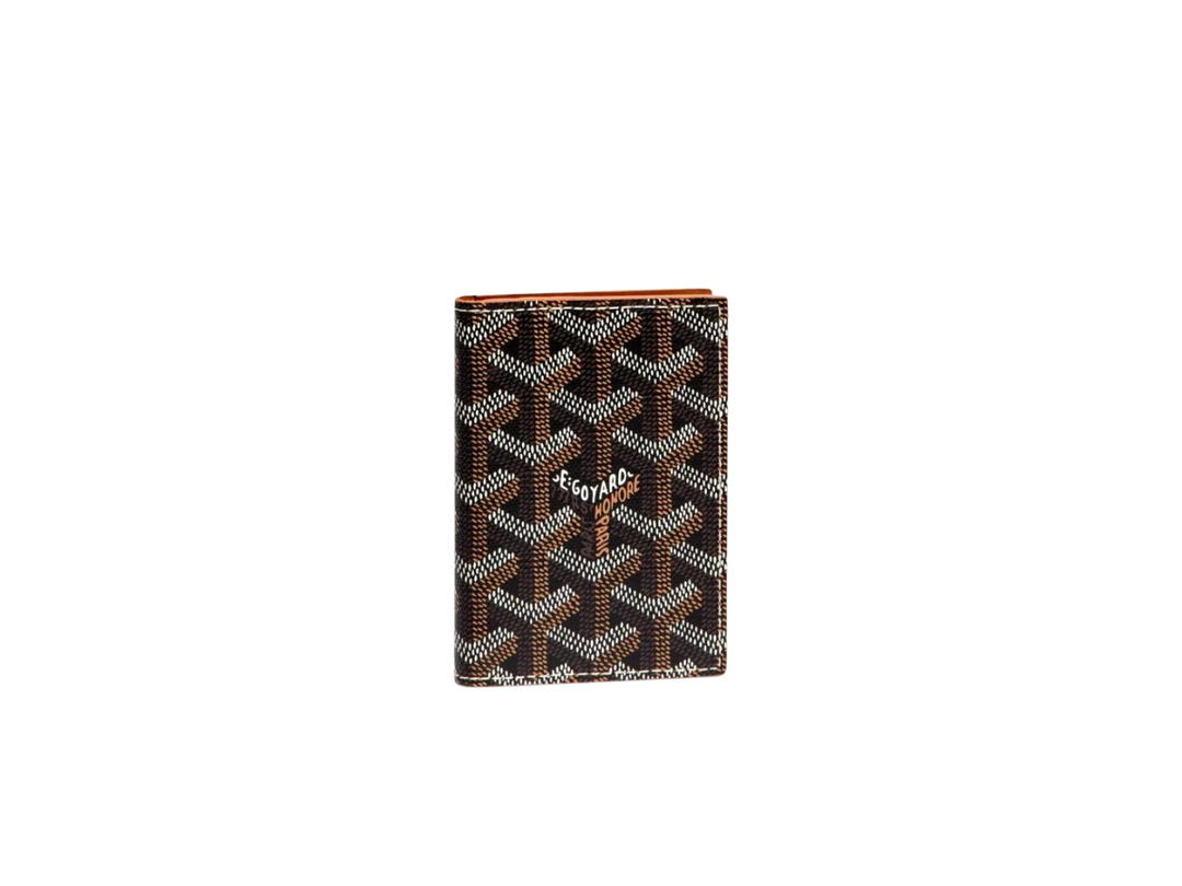 Goyard Goyard Saint Marc Card Wallet Black Tan Brown