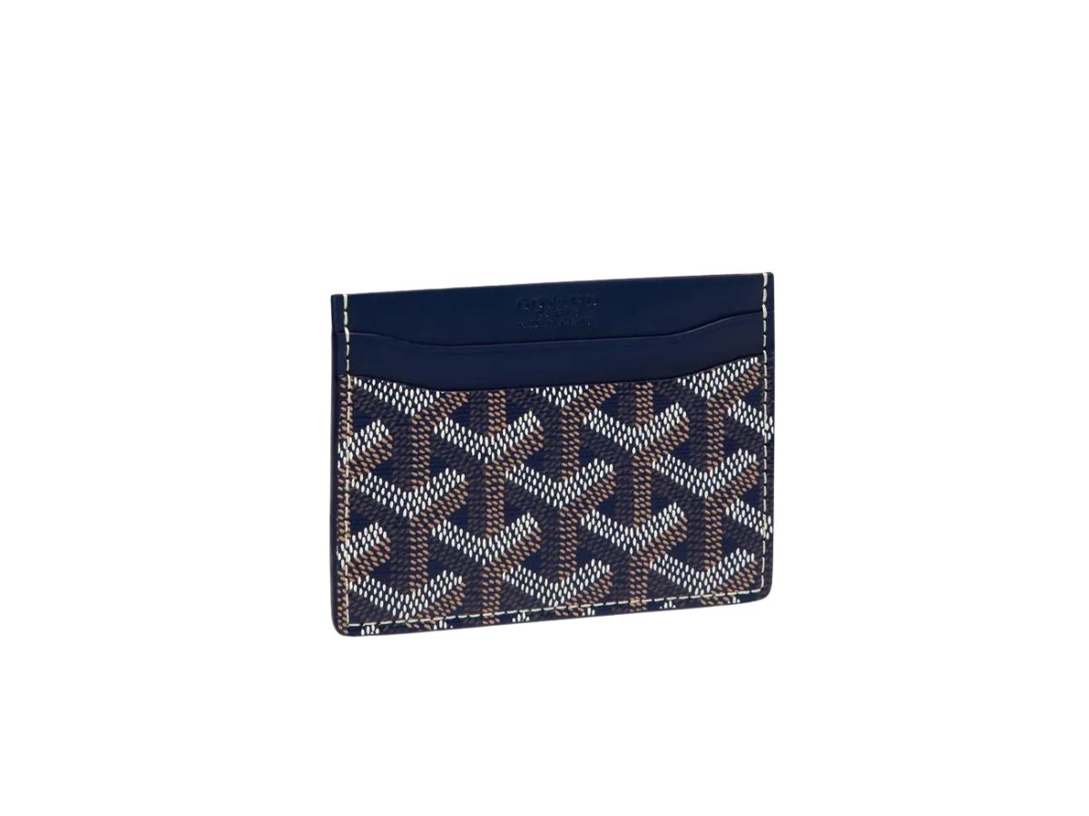 Goyard Goyard Saint Sulpice Card Wallet Navy Blue