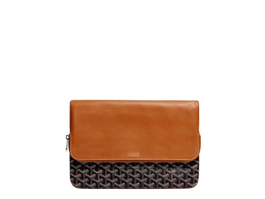 Goyard Goyard Sainte Marie GM Clutch Black Tan Brown