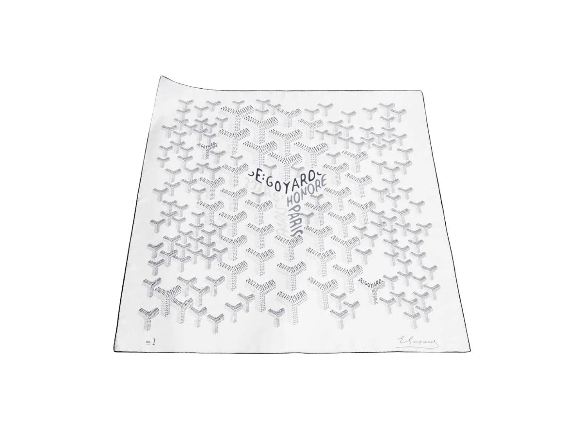 Goyard Goyard Scarf N°1 White