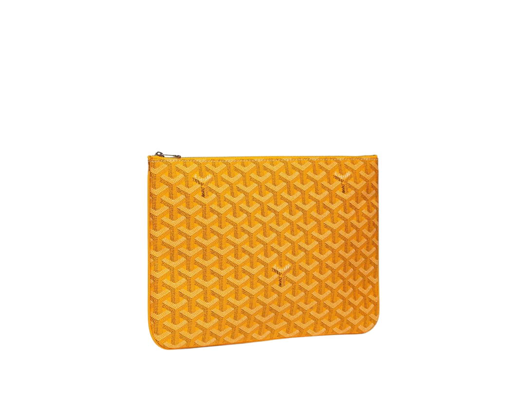 Goyard Goyard Sénat MM Pouch Yellow