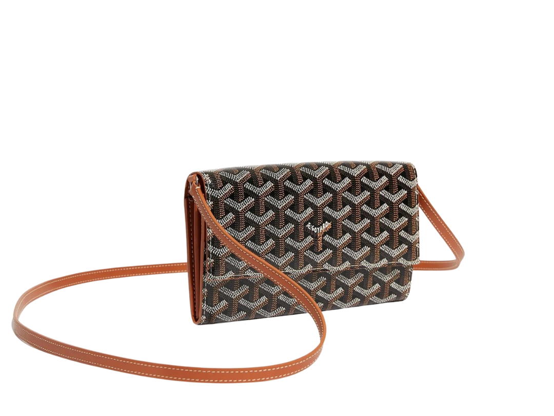 Goyard Goyard Varenne Continental Wallet Black Tan