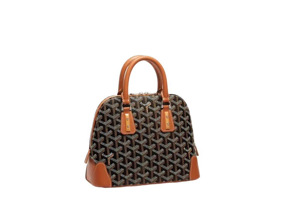 Goyard Goyard Vendôme Mini Bag Black Tan Brown