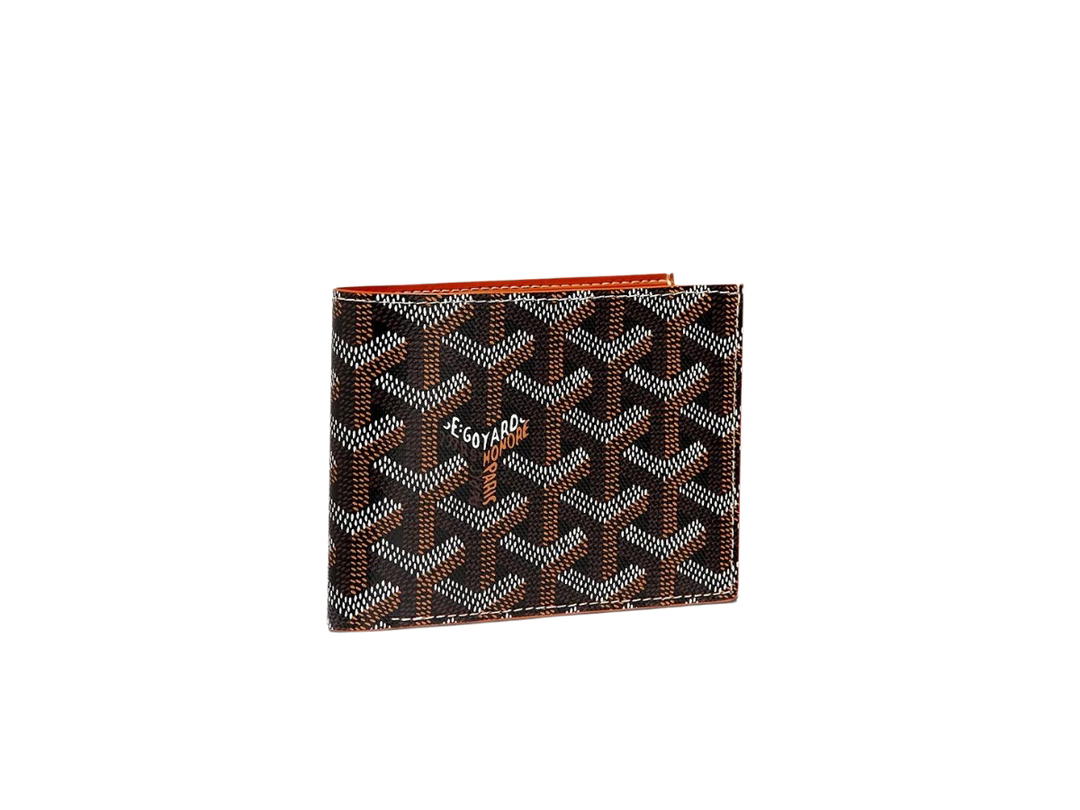 Goyard Goyard Victoire Wallet Black Tan Brown