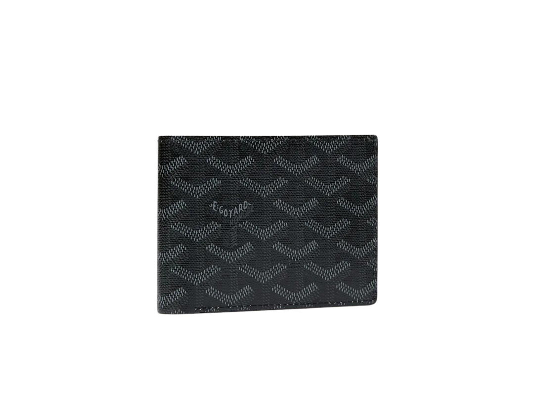 Goyard Goyard Victoire Wallet In Goyardine Canvas And Vauzelles Calfskin Jet Black