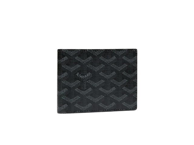 Goyard Goyard Victoire Wallet In Goyardine Canvas And Vauzelles Calfskin Jet Black - view 1