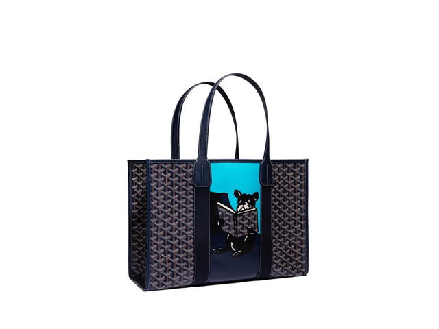 Goyard Goyard Villette MM Tote Bag Navy Blue - view 2