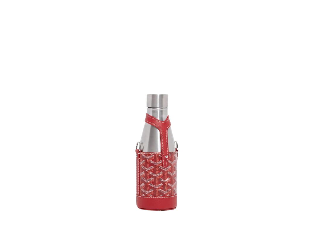 Goyard Goyard Yonne PM Case & Flask Red