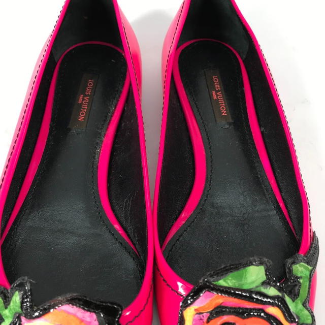 Louis Vuitton Graffiti Rose rose rose Flat shoes Shoespumps - view 5