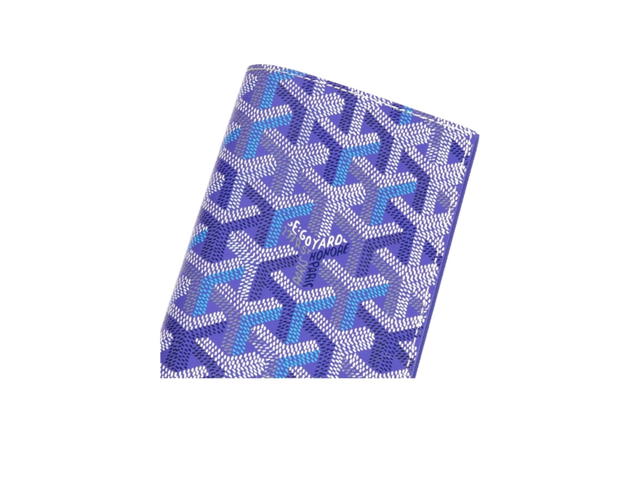 Goyard Goyard Grenelle Passport Cover Multicoloured Blueberry Purple - view 3