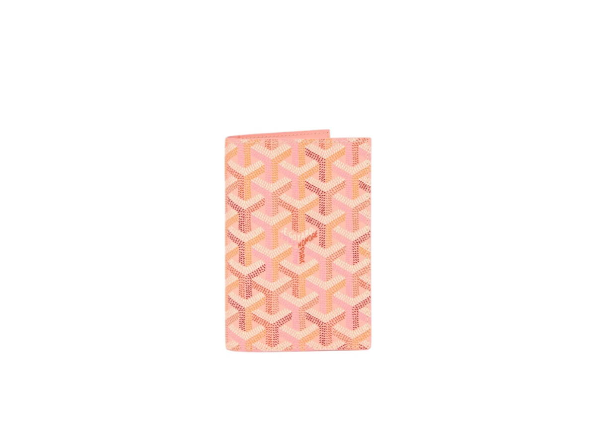 Goyard Goyard Grenelle Passport Cover Multicoloured Powder Pink