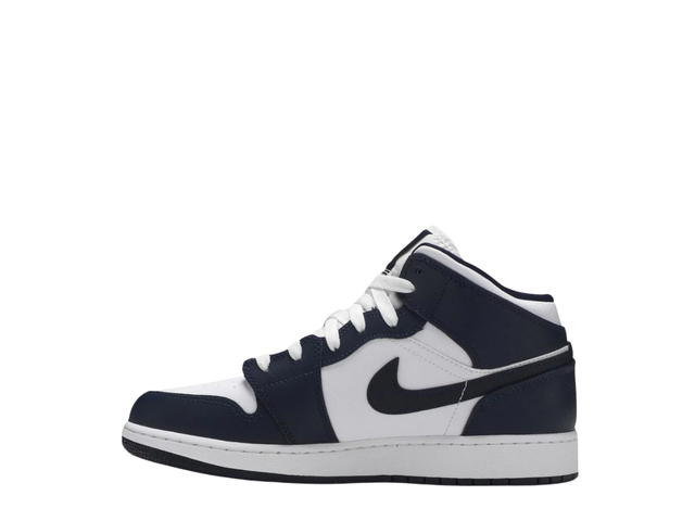 Jordan (GS) Jordan 1 Mid White Metallic Gold Obsidian - view 2
