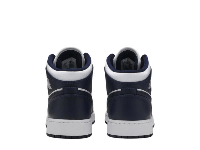 Jordan (GS) Jordan 1 Mid White Metallic Gold Obsidian - view 4