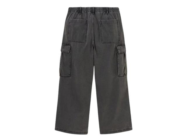 GU Gu Denim Super Wide Cargo Pant Dark Gray - view 2