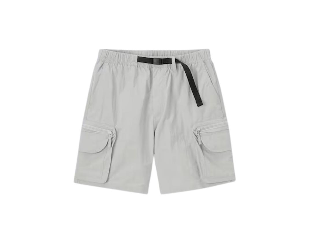 GU GU Nylon cargo shorts Light Gray