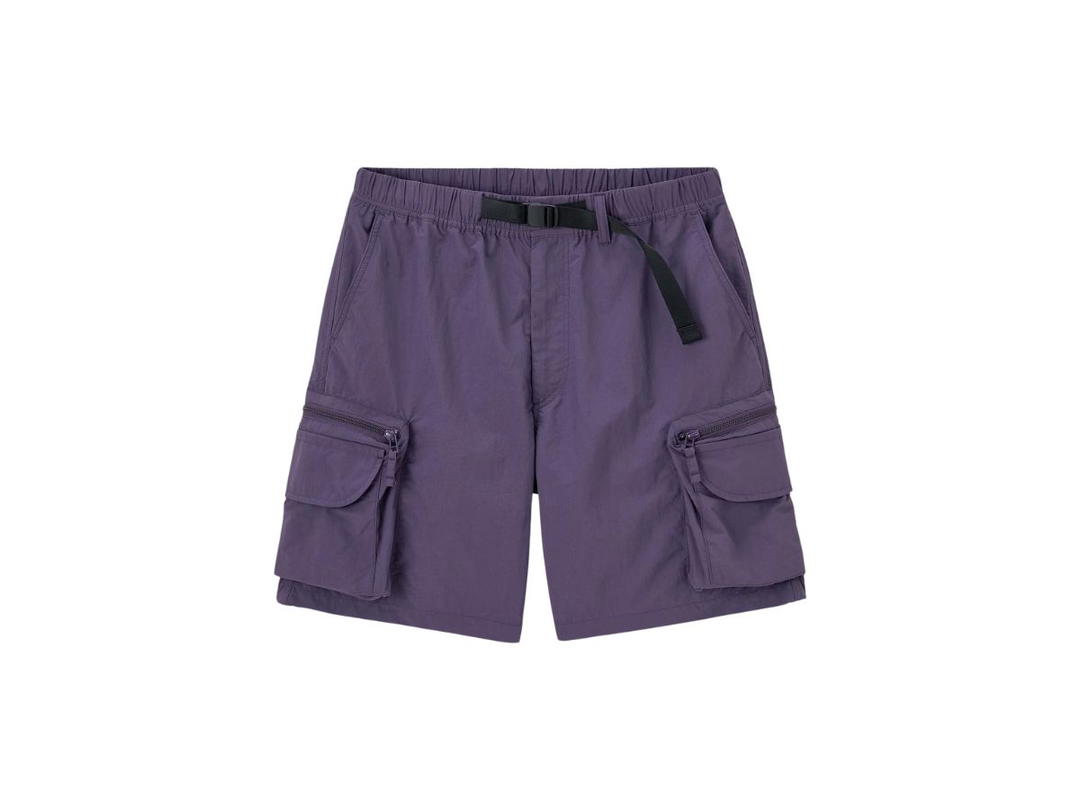 GU GU Nylon Cargo Shorts Purple
