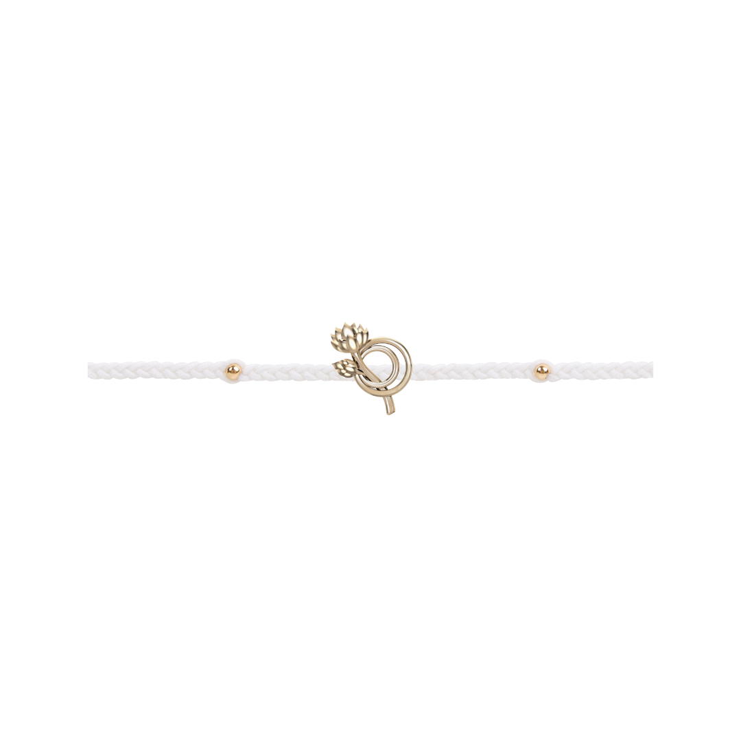RAVIPA Guanyin Golden Gold Bracelet (Winter white)