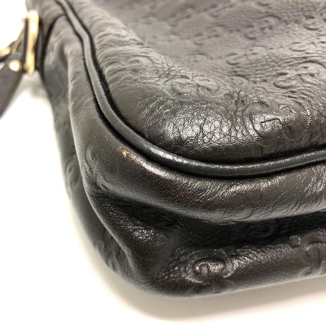 Gucci GUCCI 201480 Sima Line Hand Bag Business bag Briefcase Leather Brown - view 4