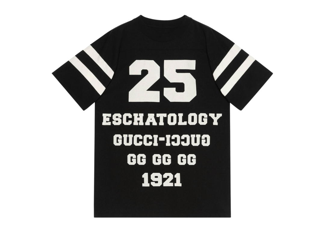 Gucci Gucci 25 Eschatology and Gucci Loved T-Shirt Black