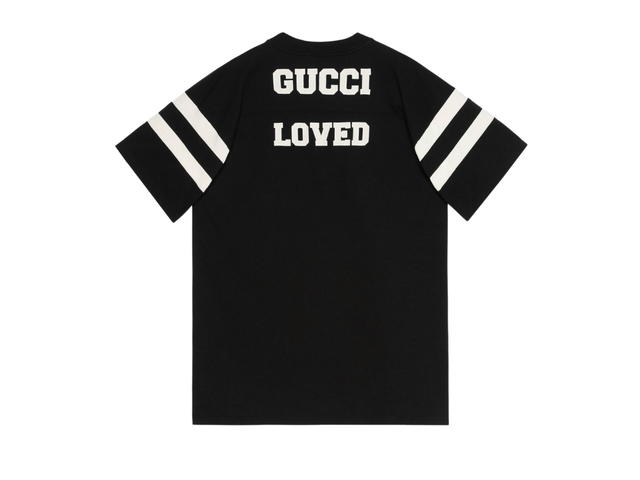 Gucci Gucci 25 Eschatology and Gucci Loved T-Shirt Black - view 2