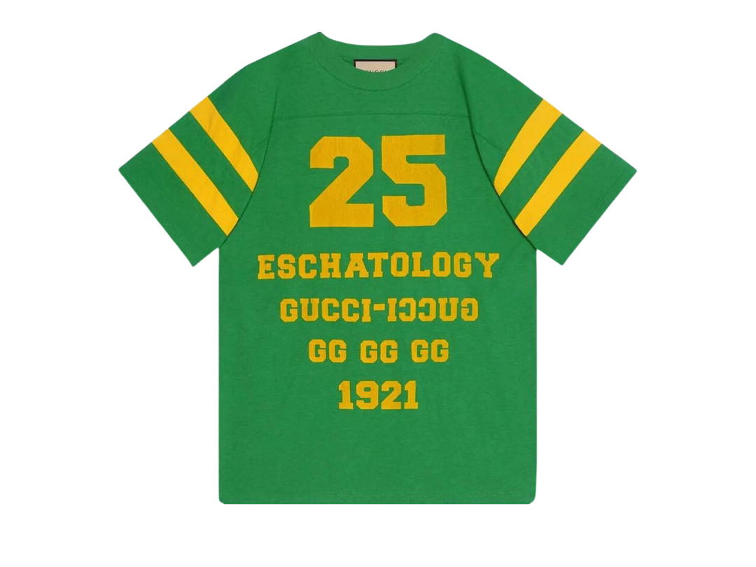 Gucci Gucci 25 Gucci Eschatology Blind For Love 1921 T-Shirt Green
