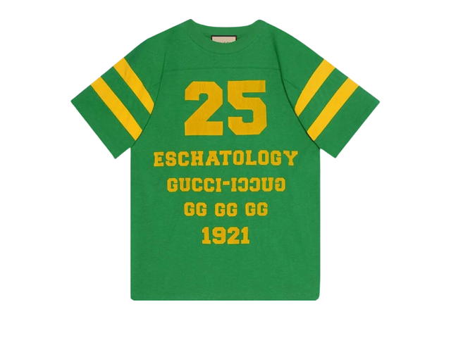 Gucci Gucci 25 Gucci Eschatology Blind For Love 1921 T-Shirt Green - view 1